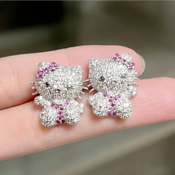 Hello Kitty Jewelry - Hello Kitty Bling Earrings